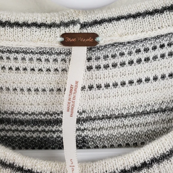 Free People Rave On Striped Sweater Dress Size Small - Picture 6 of 13
